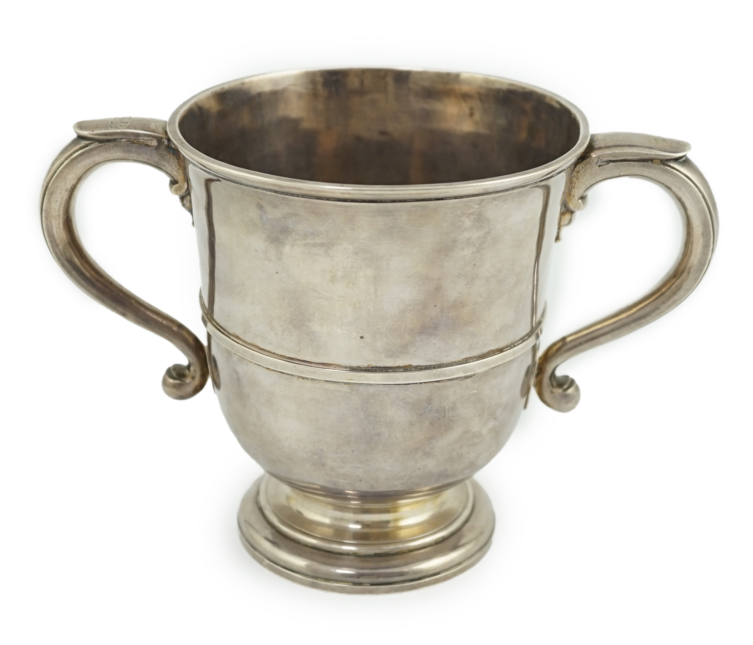 A late George I silver two handled cup, by William Fawdery